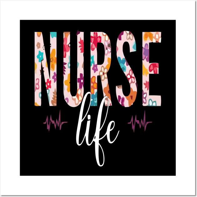 NURSE'S DAY Nurse Life NURSE WEEK 2023 Women Wall Art by rhazi mode plagget